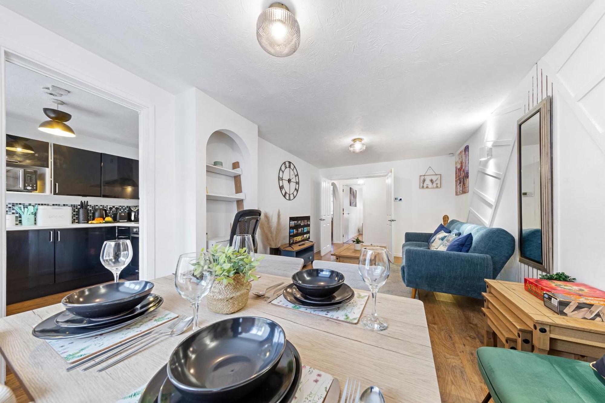 Quirky Canary 2Bed, Free Parking, Smart Tv & Games Londres Exterior foto
